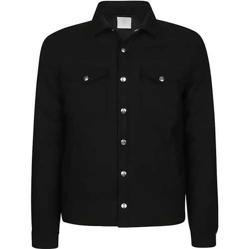 Micron Wool Jacket Shirt , male, Sizes: XL, 2XL, M, L, 3XL - Eleventy - Modalova