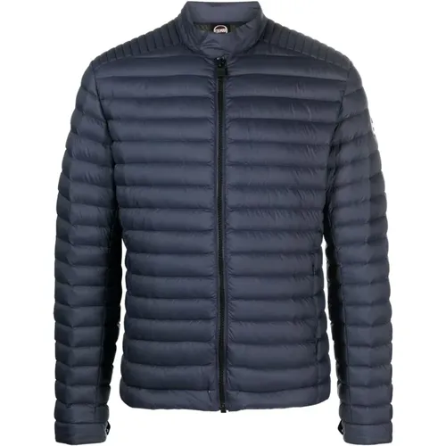 Blaue Stepp-Bikerjacke , Herren, Größe: 2XL - Colmar - Modalova