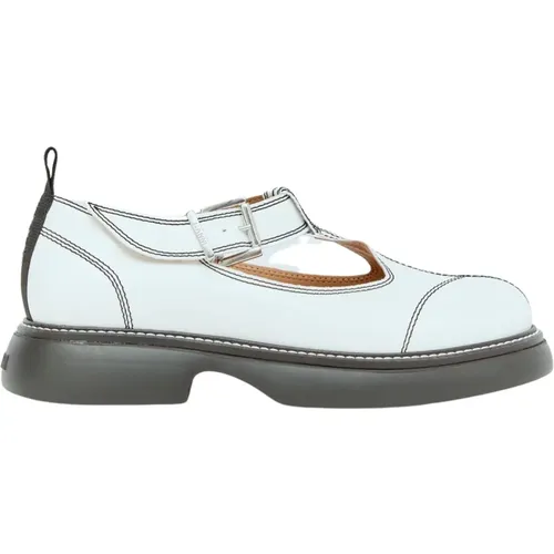 Casual Mary Jane Schuhe , Damen, Größe: 41 EU - Ganni - Modalova