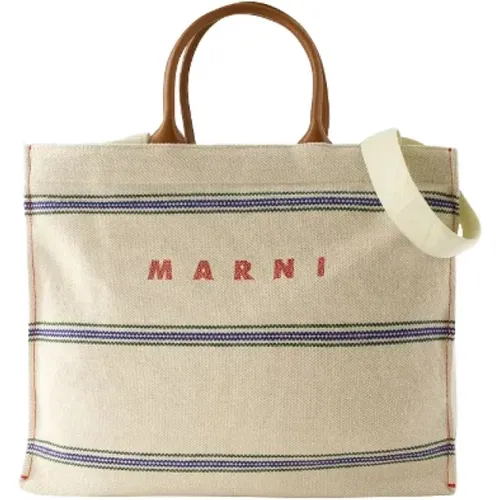 Cotton handbags , female, Sizes: ONE SIZE - Marni - Modalova