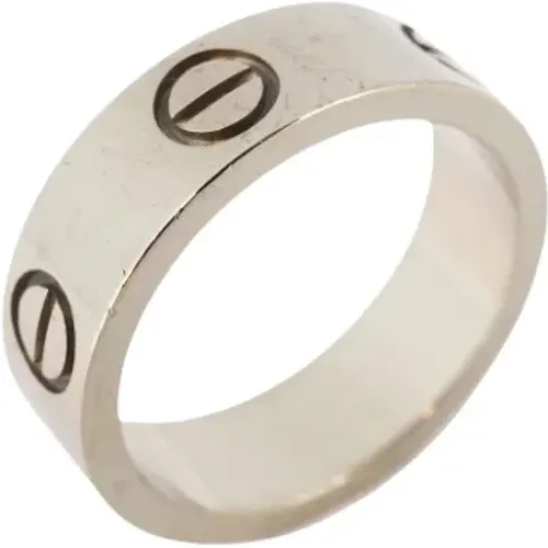 Pre-owned White Gold rings , female, Sizes: ONE SIZE - Cartier Vintage - Modalova