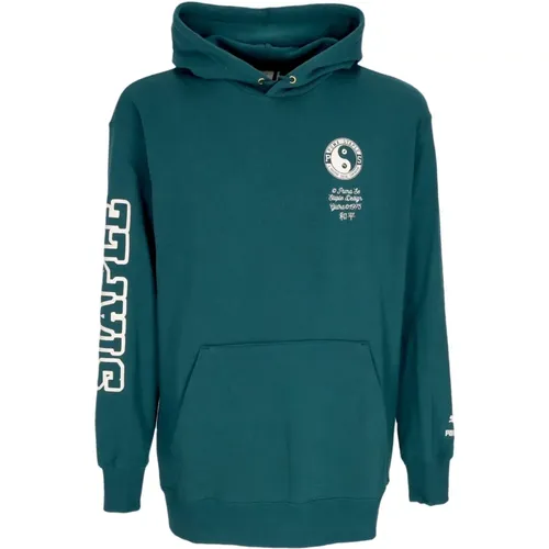 Leichter Hoodie Herren Staple Malachite , Herren, Größe: S - Puma - Modalova