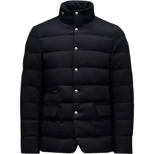 Short Down Jacket Navy , male, Sizes: 3XL - Moncler - Modalova