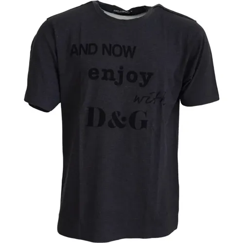 T-Shirts , Herren, Größe: 2XL - Dolce & Gabbana - Modalova