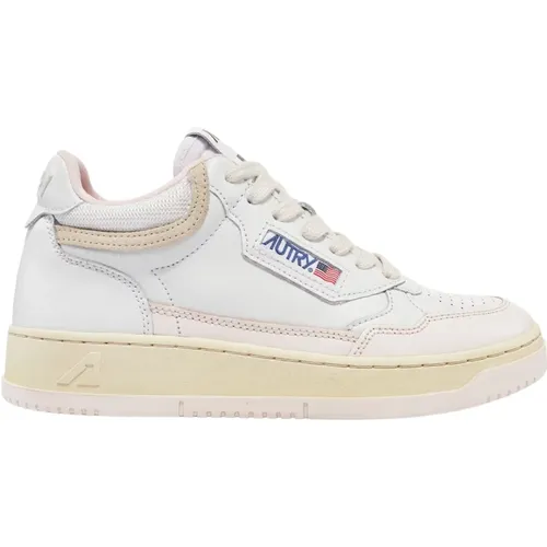 Retro Tennis Style Sneakers , female, Sizes: 5 UK - Autry - Modalova