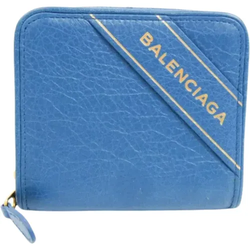 Pre-owned Leather wallets , female, Sizes: ONE SIZE - Balenciaga Vintage - Modalova