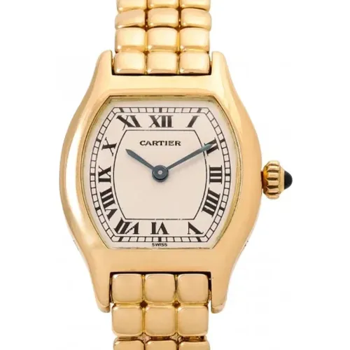 Pre-owned Gold watches , female, Sizes: ONE SIZE - Cartier Vintage - Modalova