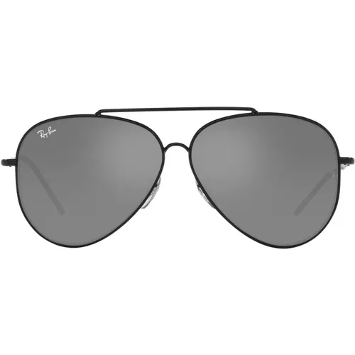 Revolutionary Sunglasses with Aviator Frame and Silver Mirrored Lenses , male, Sizes: 62 MM, 59 MM - Ray-Ban - Modalova