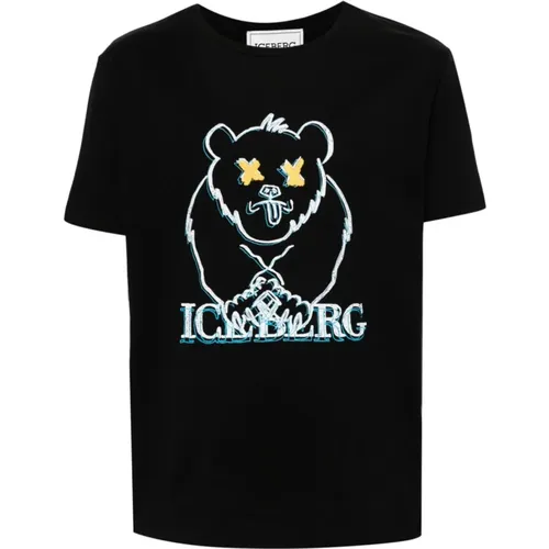 T-shirts and Polos , male, Sizes: S - Iceberg - Modalova