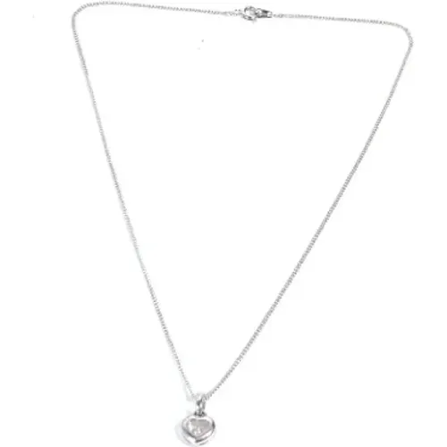 Pre-owned White Gold necklaces , female, Sizes: ONE SIZE - Chopard Pre-owned - Modalova