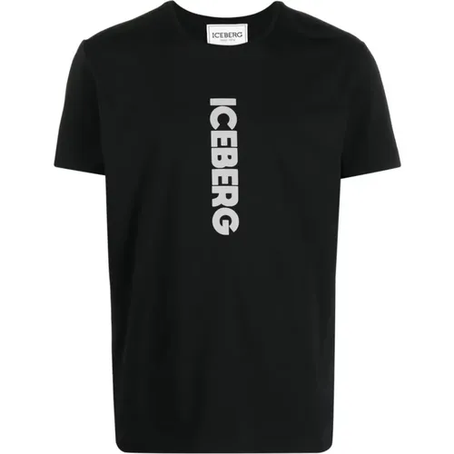 Casual Herren T-Shirt , Herren, Größe: 2XL - Iceberg - Modalova