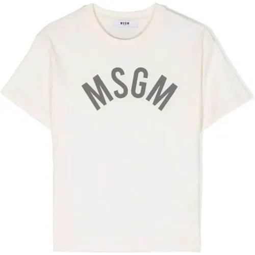 Crema TEE,T-Shirts Msgm - Msgm - Modalova