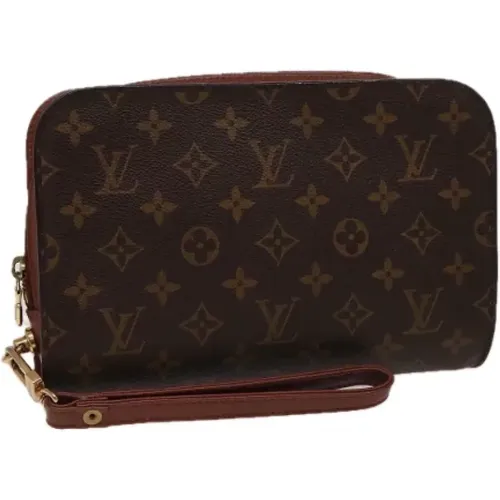 Pre-owned Canvas clutches , female, Sizes: ONE SIZE - Louis Vuitton Vintage - Modalova