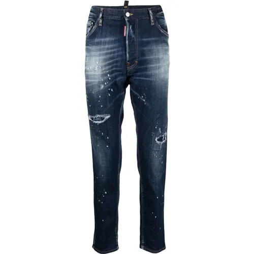 Slim-fit Denim Jeans for Men , male, Sizes: M, 2XL, XL, 3XL - Dsquared2 - Modalova
