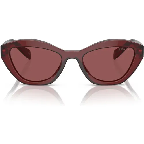Transparent Butterfly Sunglasses , unisex, Sizes: 52 MM - Prada - Modalova