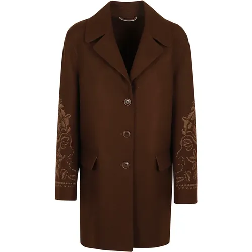 Coats Aw24 Womens Fashion , female, Sizes: L, S - Ermanno Scervino - Modalova