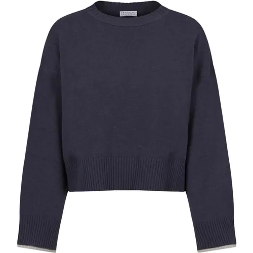 Cashmere Sweater for Women , female, Sizes: L, M - BRUNELLO CUCINELLI - Modalova
