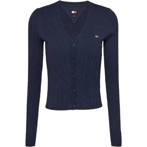 Stilvolle Strickjacke für Frauen - Tommy Jeans - Modalova