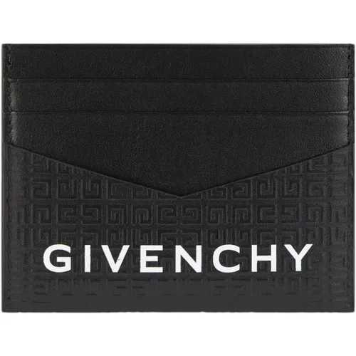 Kartenhalter aus Micro 4G Leder , Herren, Größe: ONE Size - Givenchy - Modalova