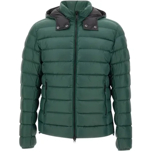 Grüne Daunen Winterjacke mit Kapuze , Herren, Größe: XL - Colmar - Modalova