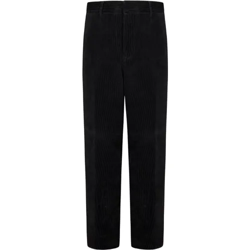 Trousers with Concealed Closure , male, Sizes: S, L, XL - Emporio Armani - Modalova