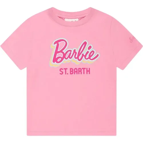 Kurzarm T-Shirt mit Barbie-Print - MC2 Saint Barth - Modalova