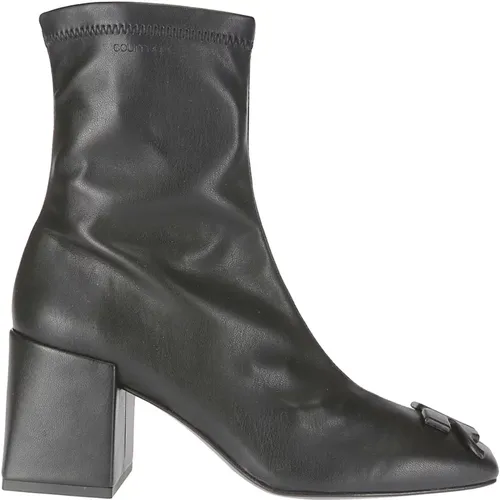 Eco-Leather Ankle Boots , female, Sizes: 6 UK, 4 UK - Courrèges - Modalova