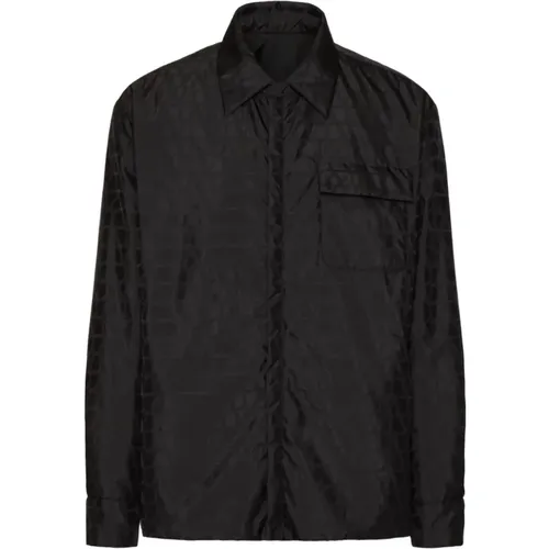 Reversible Nylon Jacket with Iconographe Motif , male, Sizes: S, M - Valentino Garavani - Modalova