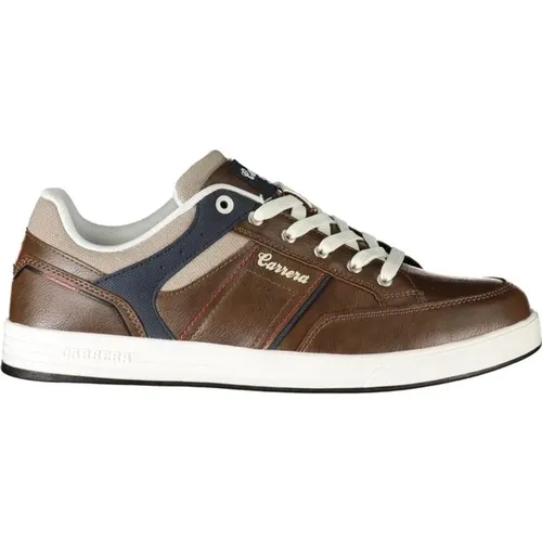 Polyester Sneaker with Contrast Details , male, Sizes: 7 UK, 9 UK - Carrera - Modalova