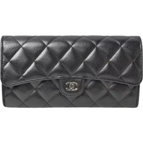 Pre-owned Leather wallets , female, Sizes: ONE SIZE - Chanel Vintage - Modalova