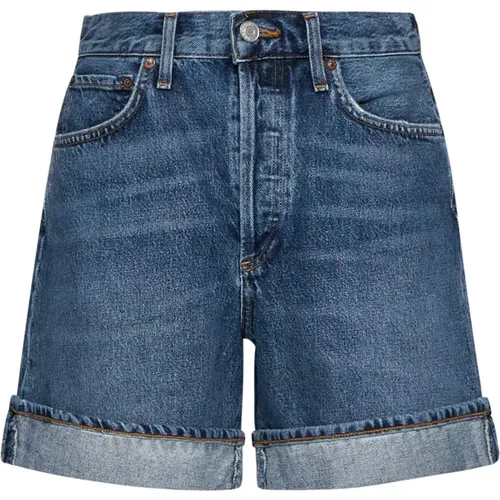 Denim Shorts , female, Sizes: W27, W25, W26, W24 - Agolde - Modalova