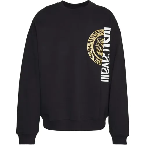 Sweatshirt Hoodies , Herren, Größe: XS - Just Cavalli - Modalova