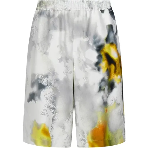 Men's Clothing Shorts White Ss24 , male, Sizes: L, M - alexander mcqueen - Modalova