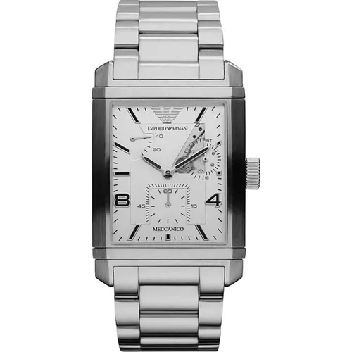 Ar4241 Automatic Watch - Stainless Steel, White Dial , unisex, Sizes: ONE SIZE - Emporio Armani - Modalova