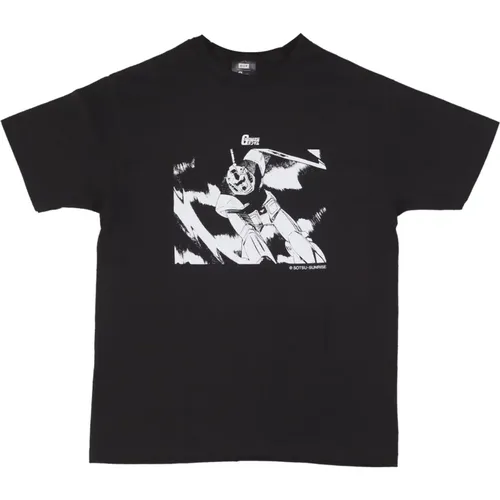 Rising Tee X Gundam Schwarzes T-Shirt - HUF - Modalova