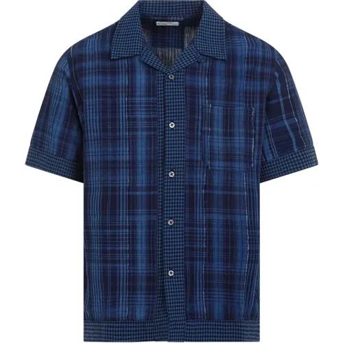 Border Road Indigo Shirt , male, Sizes: M - Universal Works - Modalova