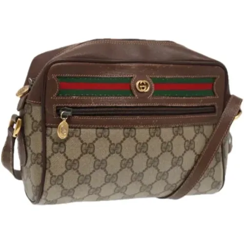 Pre-owned Canvas shoulder-bags , female, Sizes: ONE SIZE - Gucci Vintage - Modalova