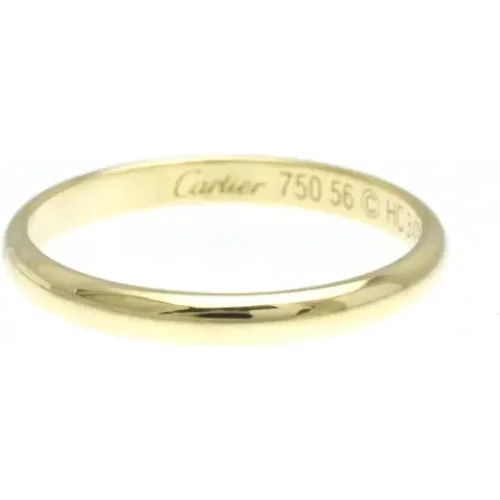 Pre-owned Gold rings , female, Sizes: ONE SIZE - Cartier Vintage - Modalova