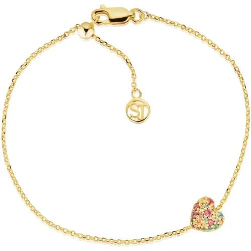 Vergoldetes Armband mit Multicolor CZ - Sif Jakobs Jewellery - Modalova