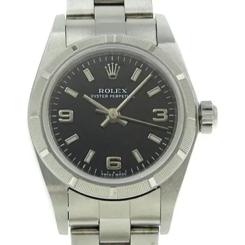 Pre-owned Stainless Steel watches , female, Sizes: ONE SIZE - Rolex Vintage - Modalova