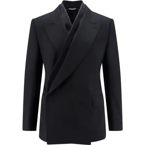 Mens Clothing Blazer Ss24 , male, Sizes: XL - Dolce & Gabbana - Modalova