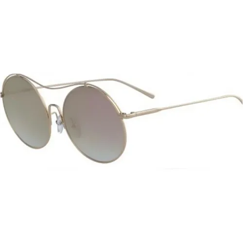 Rose Gold Sunglasses with Brown Lenses , unisex, Sizes: 56 MM - Calvin Klein - Modalova