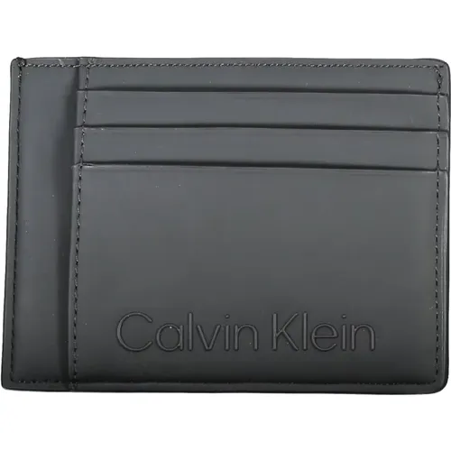 Mens Wallet Card Holder Zip , male, Sizes: ONE SIZE - Calvin Klein - Modalova