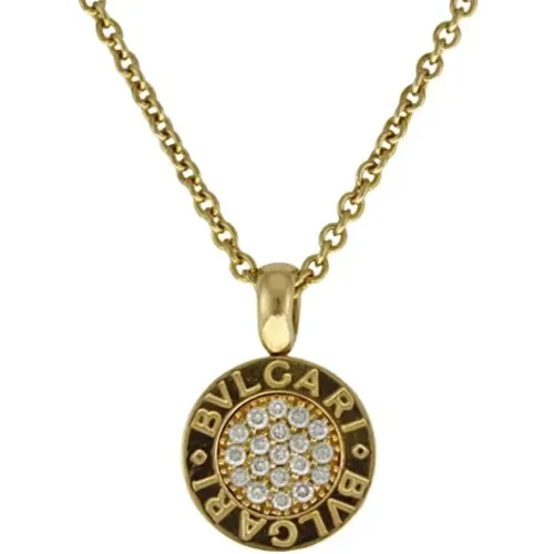 Pre-owned Gold necklaces , female, Sizes: ONE SIZE - Bvlgari Vintage - Modalova