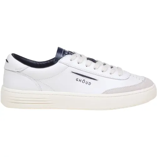 Lido low sneakers in /blue leather and suede , male, Sizes: 9 UK, 8 UK, 7 UK, 6 UK, 10 UK - Ghoud - Modalova