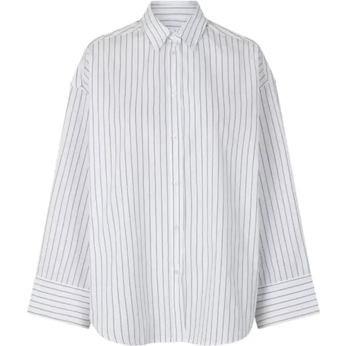Striped Oversized Shirt , female, Sizes: XS - Samsøe Samsøe - Modalova