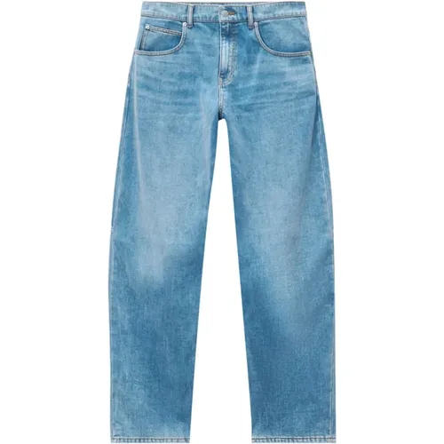 Blaue Wide Leg Jeans , Damen, Größe: W28 - alexander wang - Modalova