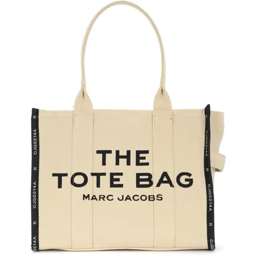 The Jacquard Large Tote Bag in Sand - Marc Jacobs - Modalova