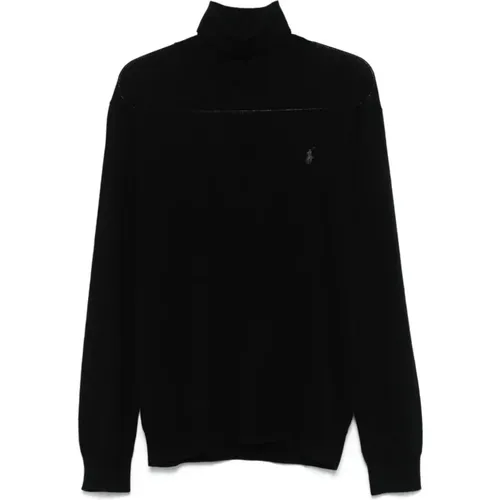 Pullover Schwarz , Herren, Größe: M - Ralph Lauren - Modalova