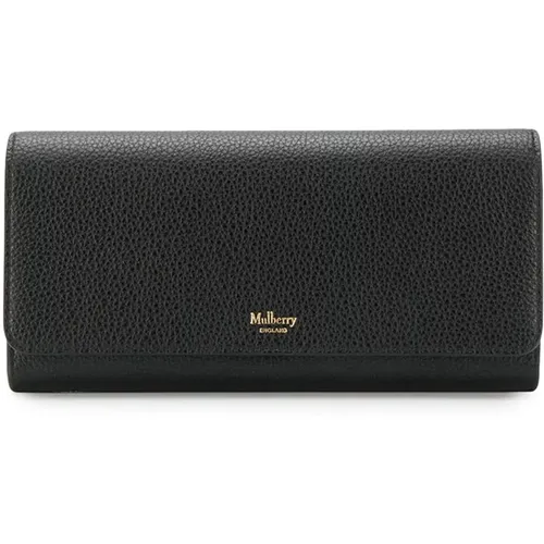 Continental Wallet, , female, Sizes: ONE SIZE - Mulberry - Modalova